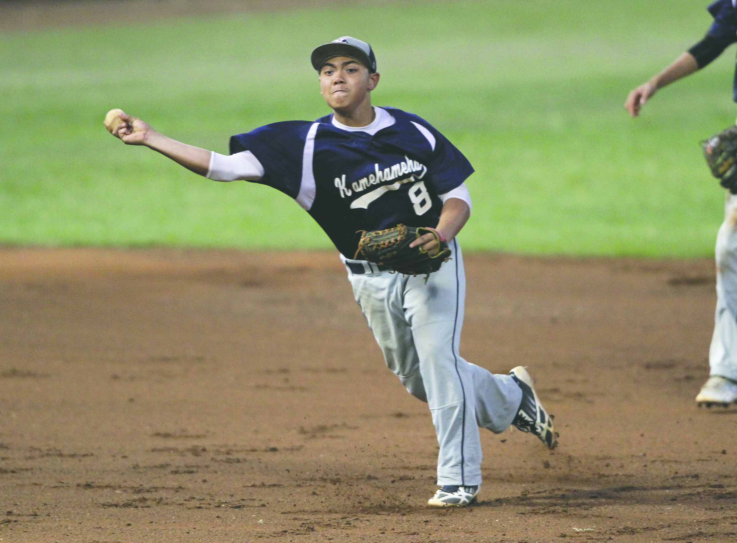 JAY METZGER/Tribune-Herald Bronson Pulgados made only one error at third base and hit .441 at the plate and was named the BIIF Division II Player of the Year.