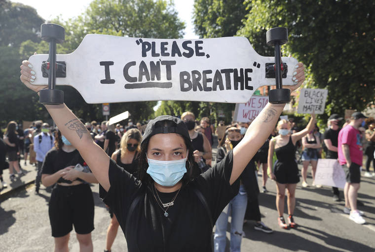 The Linguistic Power of the Protest Phrase 'I Can't Breathe