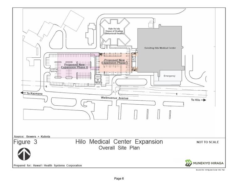 Grand Plan For Hilo Hospital Two Phase, Drafting House Plans Hilo