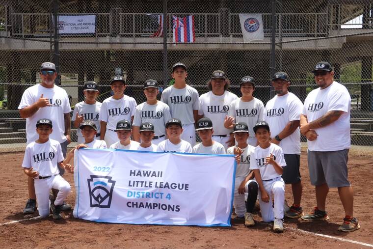 Big Island champs! Hilo Little League team heads to state tournament