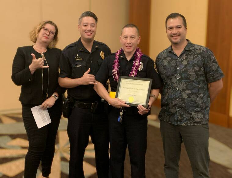 Officer honored for top-notch police work