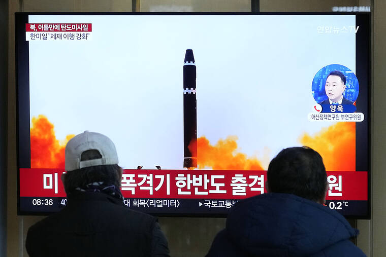 North Korea fires shortrange missiles after making threats Hawaii