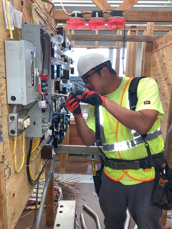 Keck, Hawaii Community College kick off apprenticeship program for would-be electricians