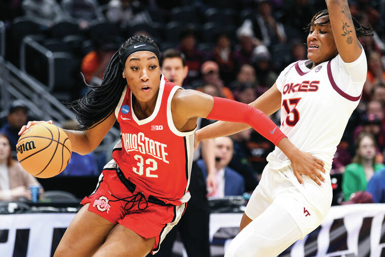 Va Tech women headed to 1st Final Four after topping Ohio St