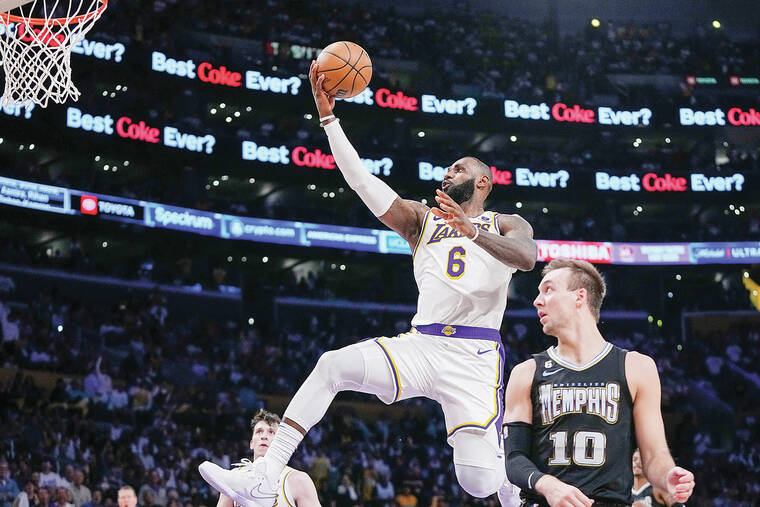 LeBron, Lakers back in playoffs against Ja Morant, Grizzlies