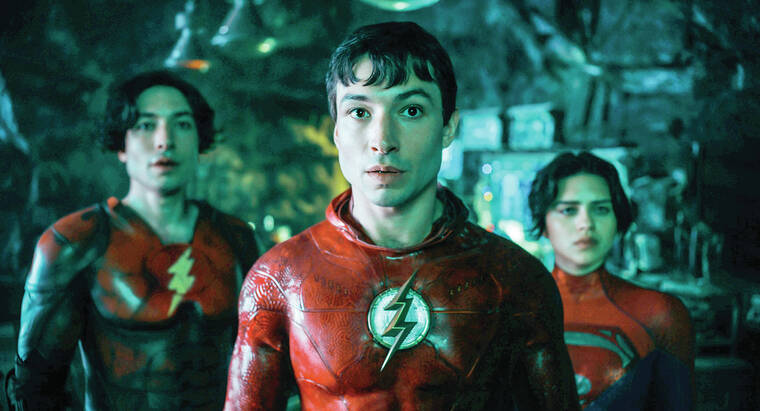 The Flash' review: Ezra Miller! Michael Keaton! Bad movie! - The San Diego  Union-Tribune