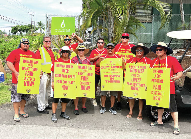 strike-hawaii-gas-employees-picket-all-island-locations-hawaii