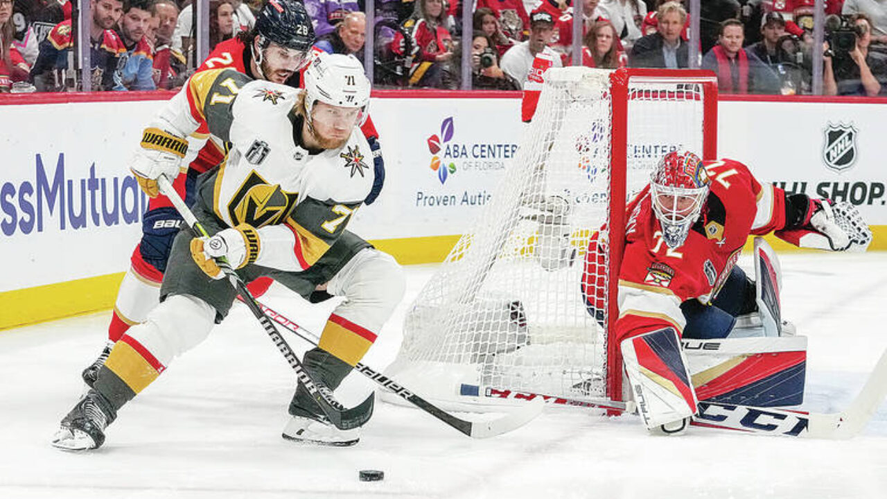Vegas Golden Knights hold off Florida Panthers 3-2, move win from Stanley  Cup title