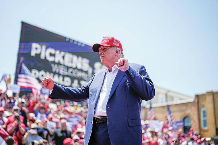Trump’s South Carolina rally attracted a massive crowd in heavily