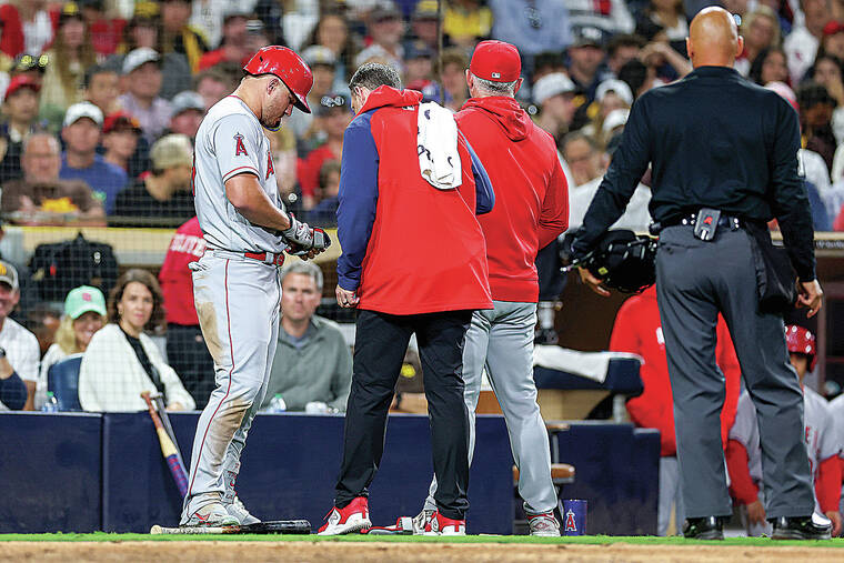 mike trout injury