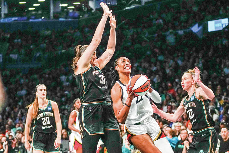 Las Vegas Aces become first repeat WNBA champs in 21 years, beating New  York Liberty 70-69 in Game 4