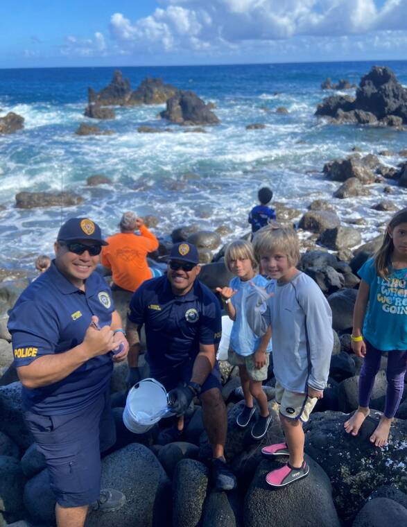 About 80 keiki turn out for HPD Fishing Derby