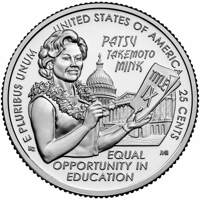 Legacy of Patsy Mink celebrated with new U.S. quarter