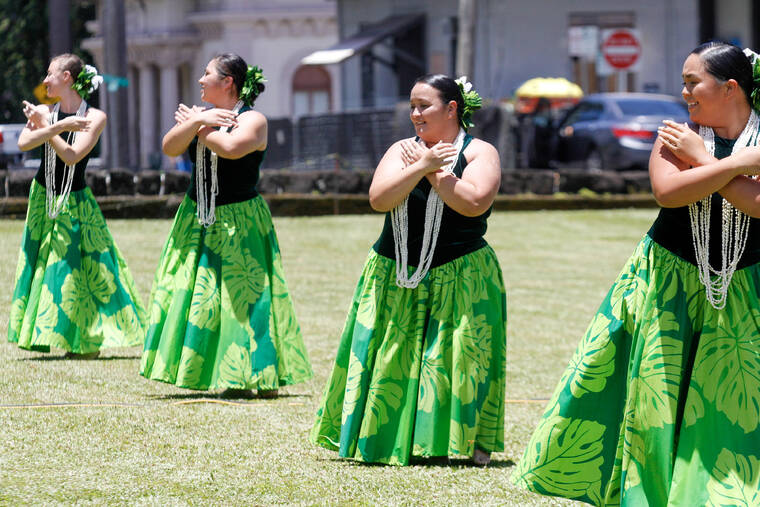 Hilo Lei Day Festival today at Kalakaua Park