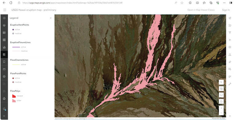 Volcano Watch: Introducing HVO’s new online eruption map