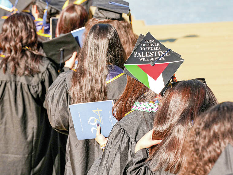At college graduations, UC Berkeley’s protests stand out Hawaii TribuneHerald